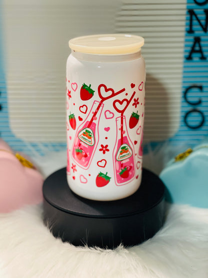 Fresas Con Amor 16oz Cup