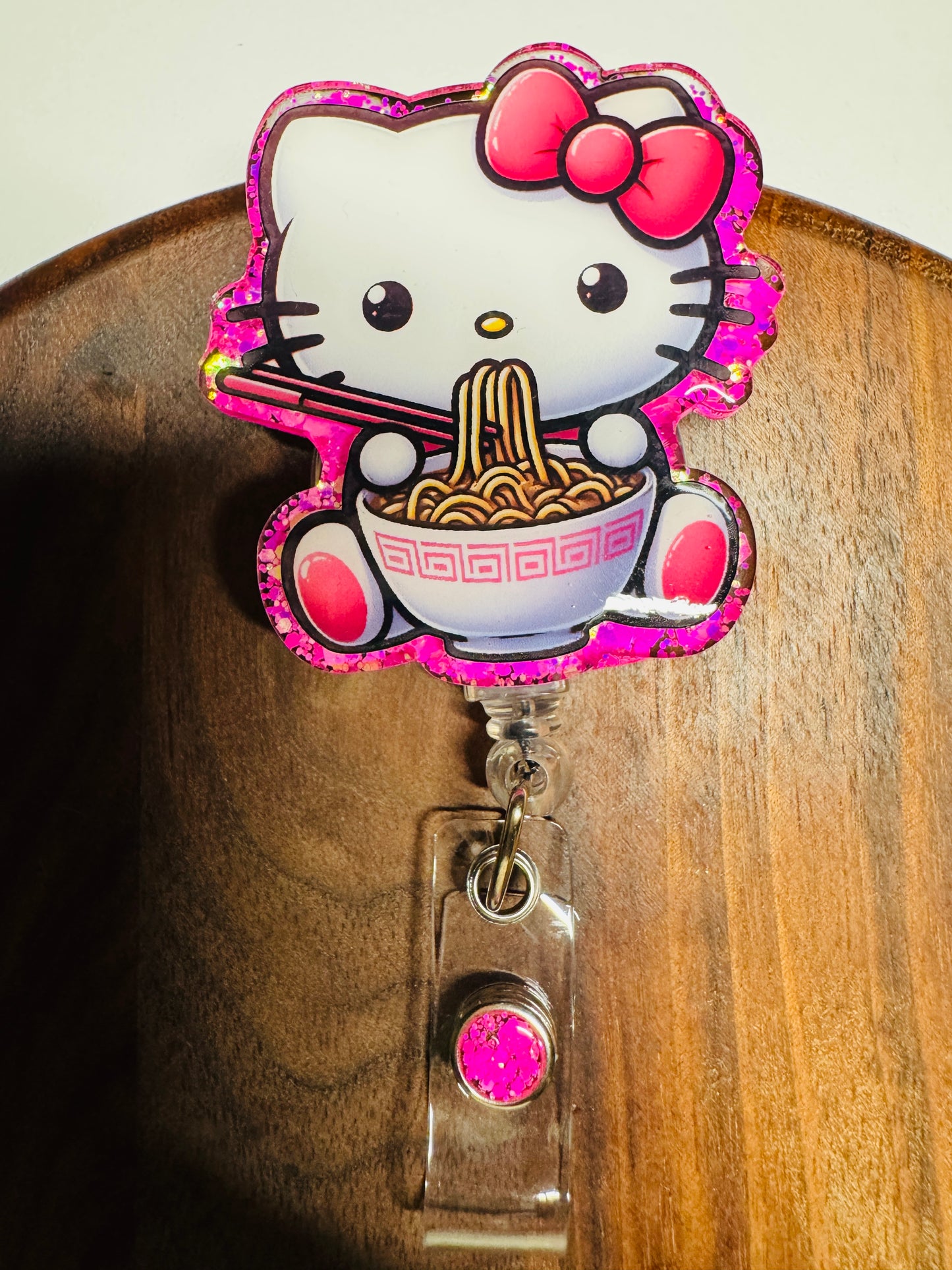 HK Loves Noodles Badge Reel