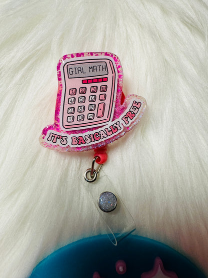 Basically Girl Math Badge Reel