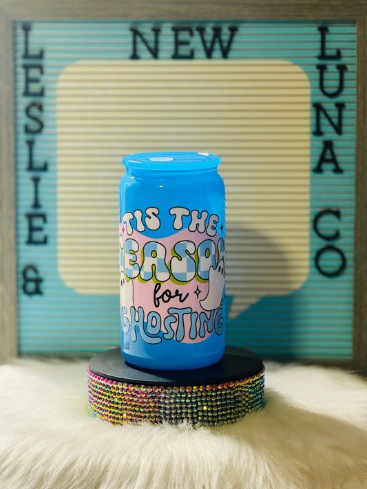 Ghosting Season Neon Blue 16oz Cup